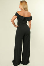 Marce Solid Black Jumpsuit