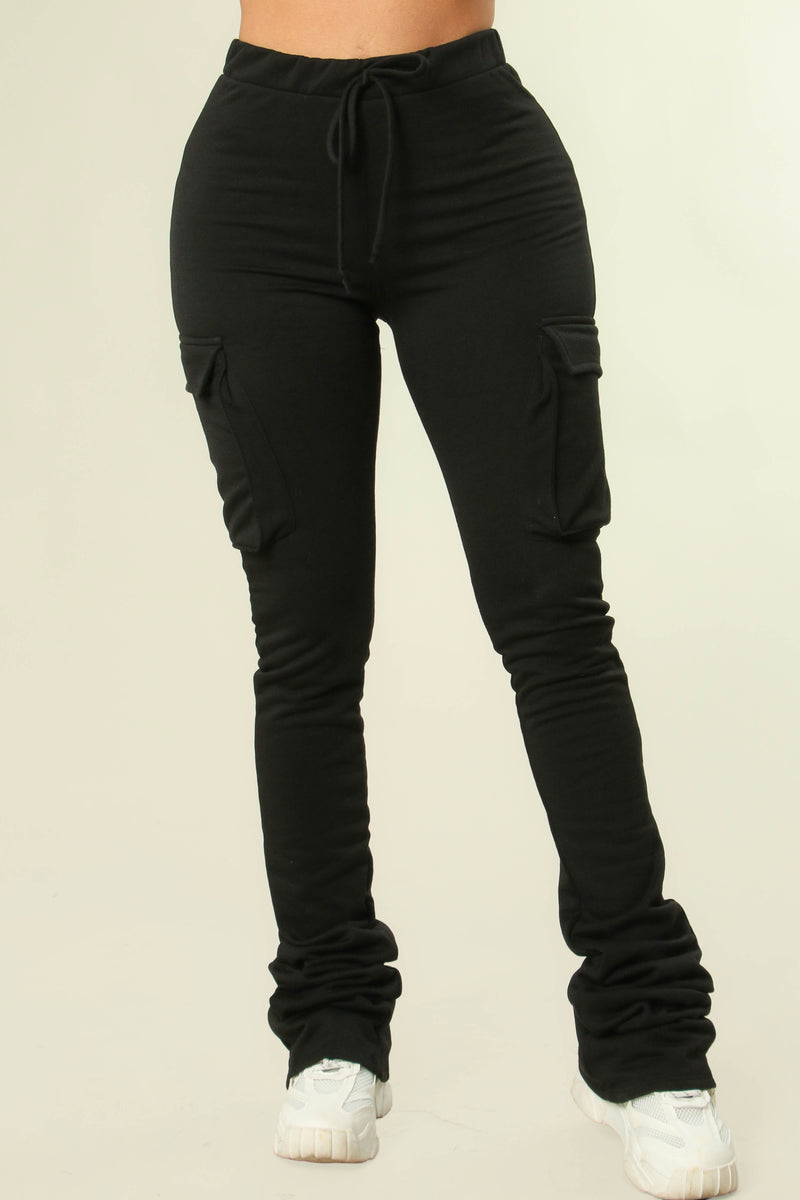 High Waist Cargo Pants