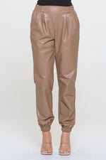 Pu Elastic Jogger