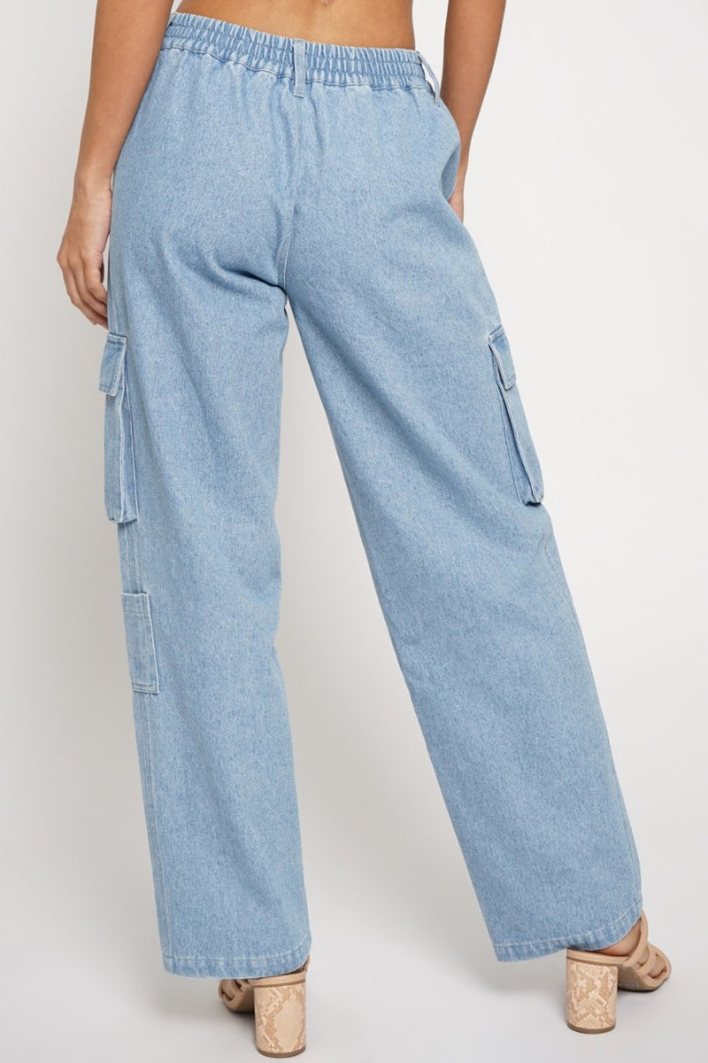 Cargo Denim Pants