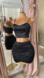 Satin Skirt set