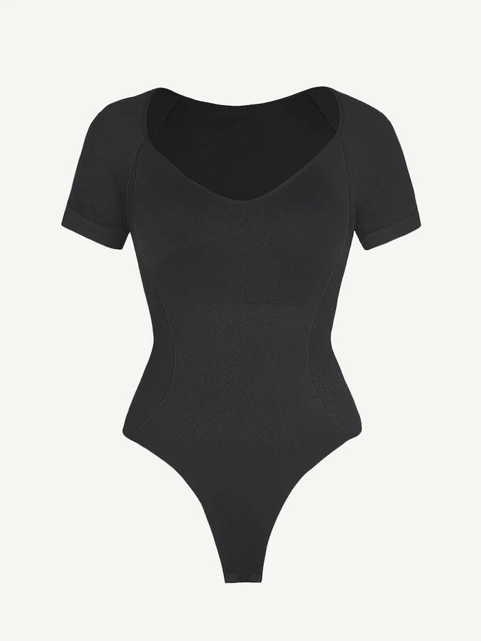 Black short Sleeve Bodysuit