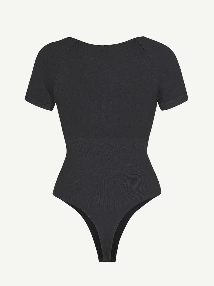 Black short Sleeve Bodysuit