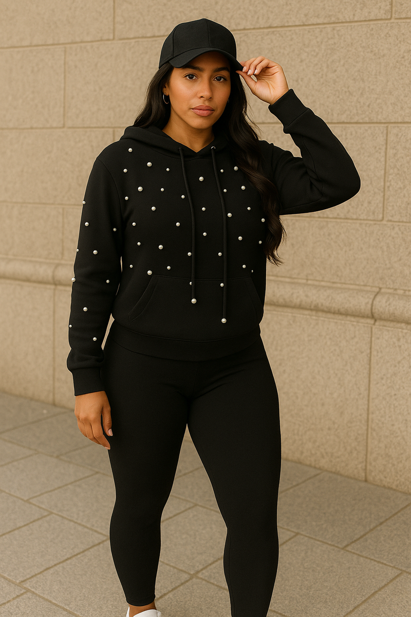 Pearl Black Hoodie