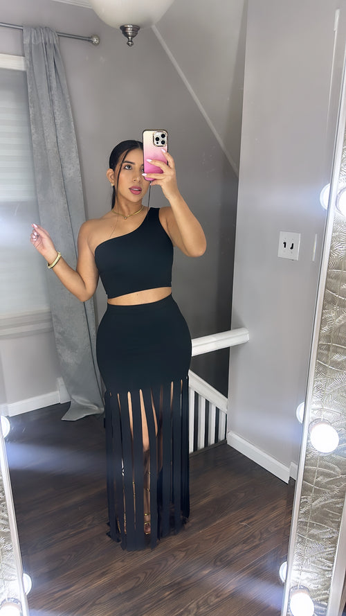 Annie Black Two piece Set