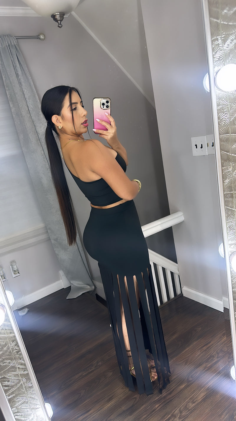 Annie Black Two piece Set