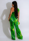 Green Tropical Jumpsuit