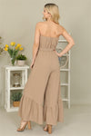 Taupe Tube Jumpsuit