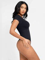 Black short Sleeve Bodysuit