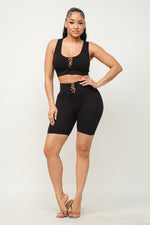 Black Detail Seamless Set