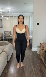 Slimming Open Bust Jumpsuit Bodyshaper