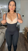 Slimming Open Bust Jumpsuit Bodyshaper