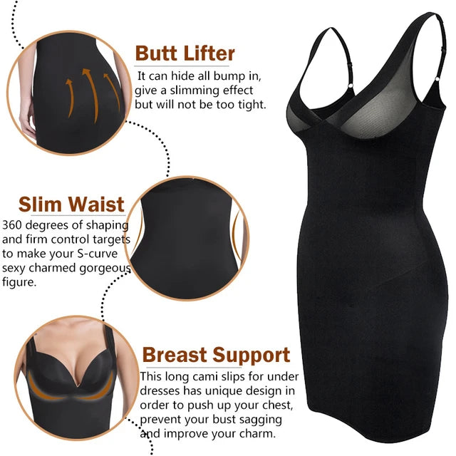 Waist slimmer under discount dress