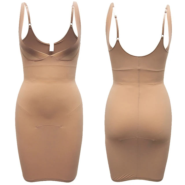 Seamless High-Waist Half Slip Body Shaper Tummy Control Shapewear Skirt  Dress XL | eBay