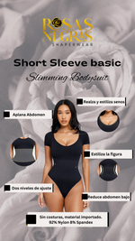 Black short Sleeve Bodysuit