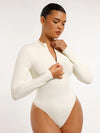 Seamless front Zipper Long Sleeve