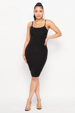 Solid Bodycon Dress