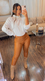 Camel Tight Pants